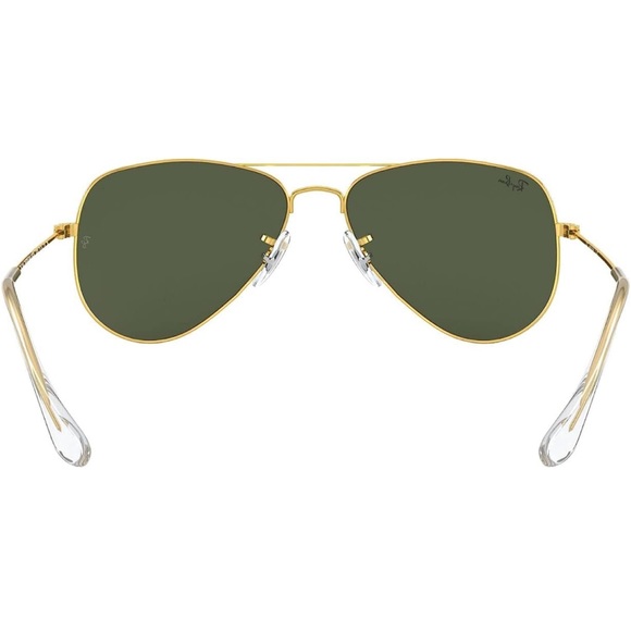 Ray Ban Small shrunken aviators 52 mm gold frames with crystal green len… - Picture 9 of 15
